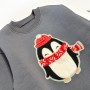 Кофта новорічна Marakas 11234 Пінгвін (сір)