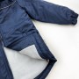 Куртка на слимтексе и микрофлисе 11236 (син)