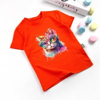 Футболка Marakas 04242 Котик (оран)