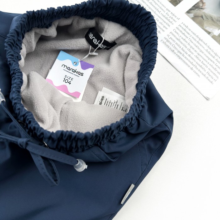 Штани демі на мікрофлісі сині