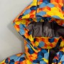 Комбинезон зимний на нейлоне Квадраты