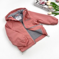 Вітровка на мікрофлісі персикова