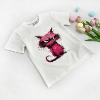 Футболка Marakas Котик молочний