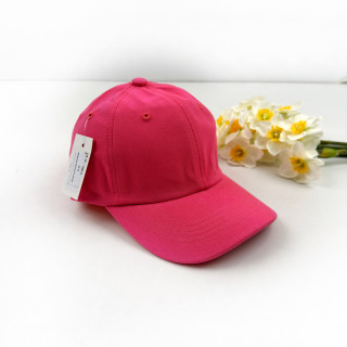 Кепка котонова малинова