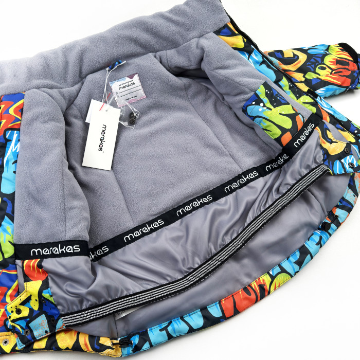 Marakas™  Куртка зима на холософті Графіті