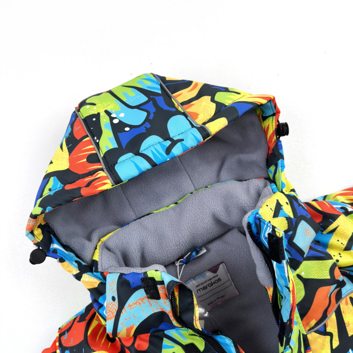 Marakas™  Куртка зима на холософті Графіті