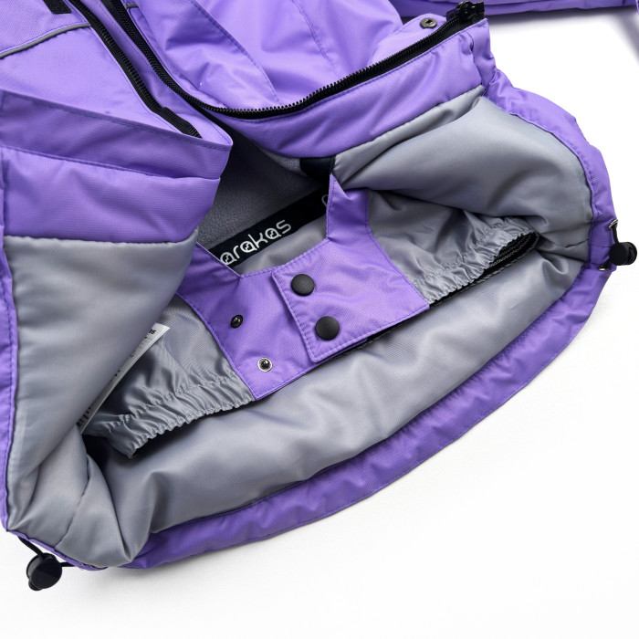 Marakas™  Куртка зима на холософті бузкова