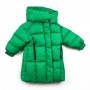 Пуховик пальто зелений