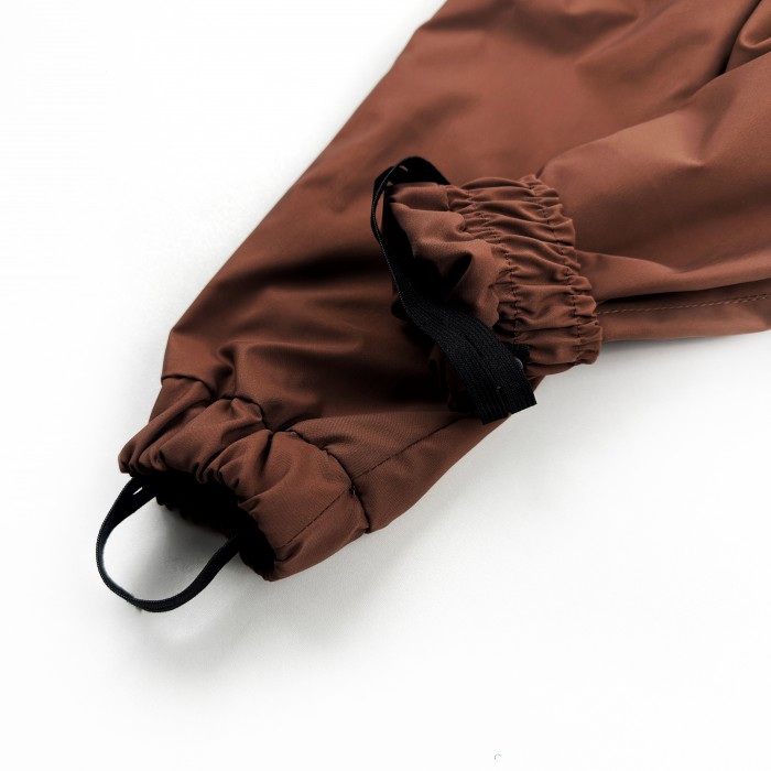 Штани демі на мікрофлісі коричневі