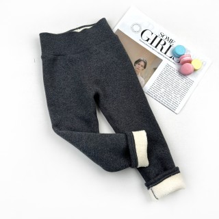 Лосины на меху темно серые