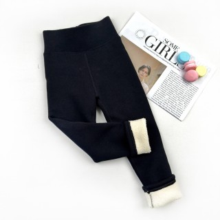 Лосини на плюші чорні