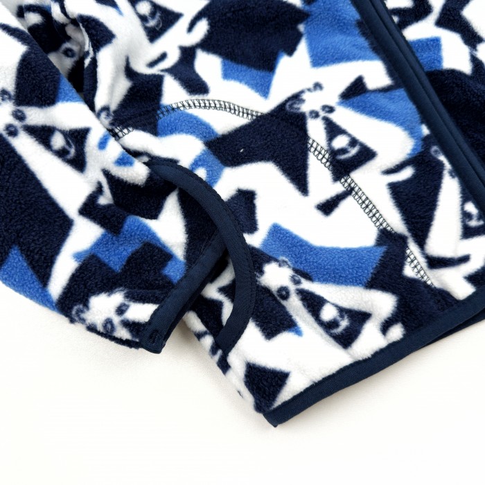 Флисовая кофта Геометрия синяя Флисовая кофта Геометрия синяя