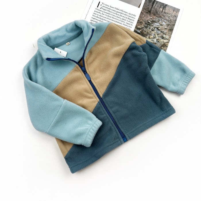 Флисовая кофта сер-беж-гол Флисовая кофта сер-беж-гол