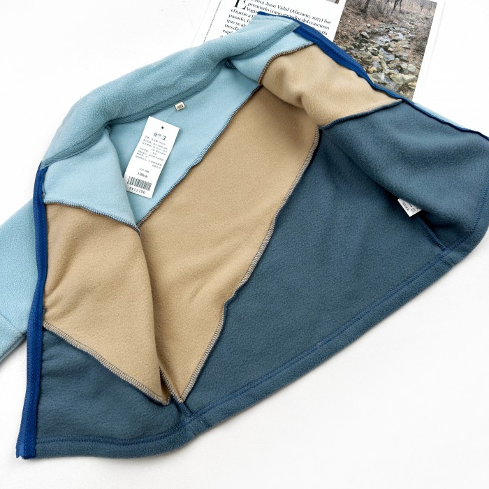 Флисовая кофта сер-беж-гол Флисовая кофта сер-беж-гол