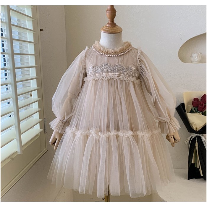 Сукня з перлами бежева Сукня з перлами бежева