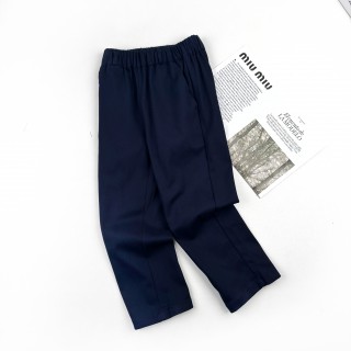 Брюки котоновые темно синие