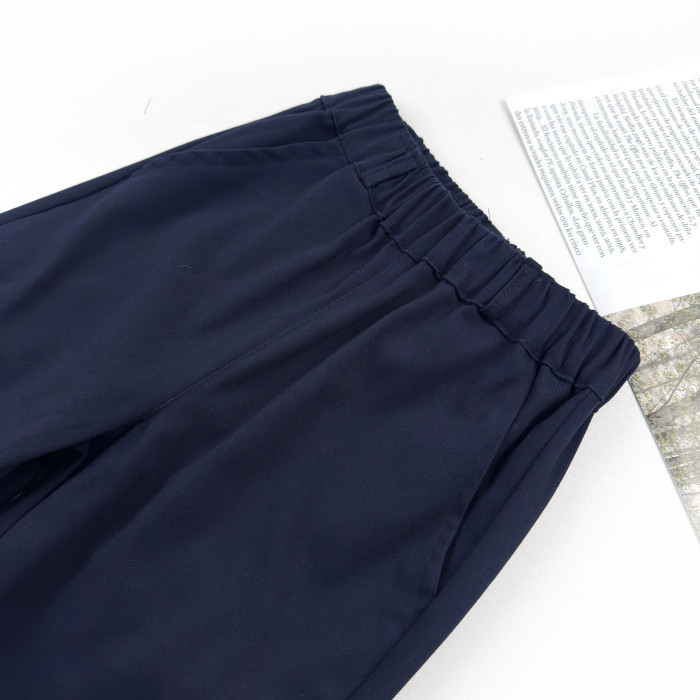 Брюки котоновые темно синие