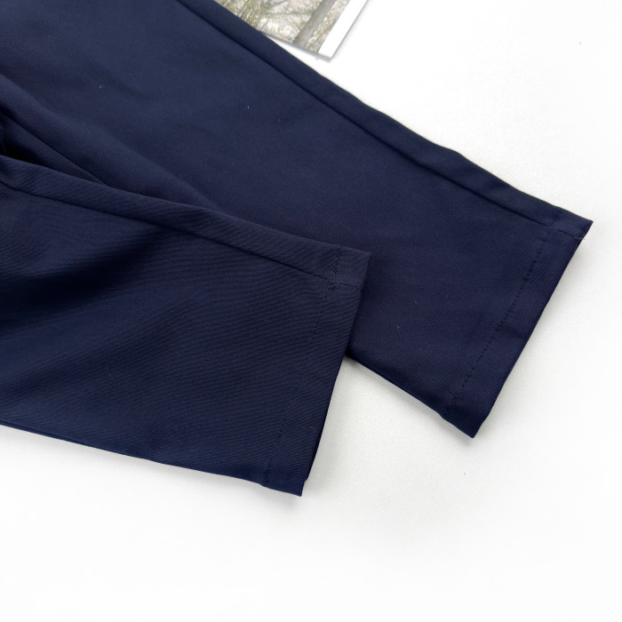 Брюки котоновые темно синие