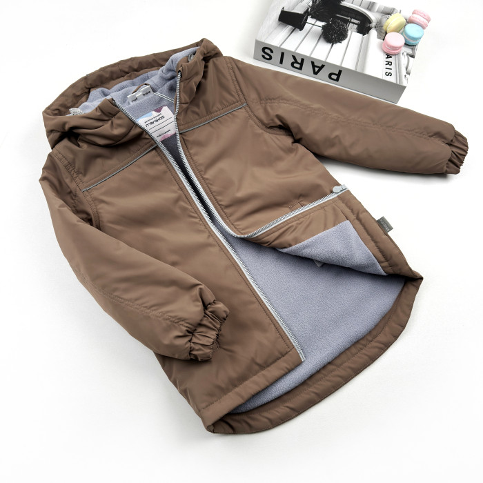 Куртка на слімтексі та мікрофлісі мокко