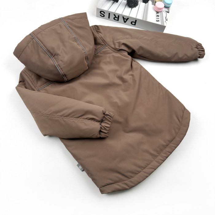 Куртка на слімтексі та мікрофлісі мокко