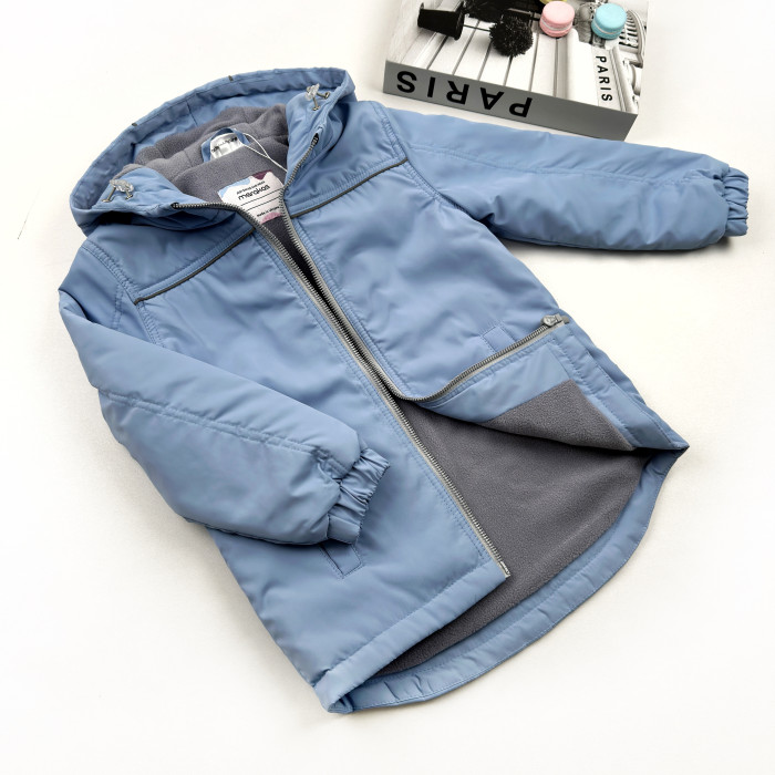 Marakas™ Куртка на слімтексі та мікрофлісі блакитно-сіра