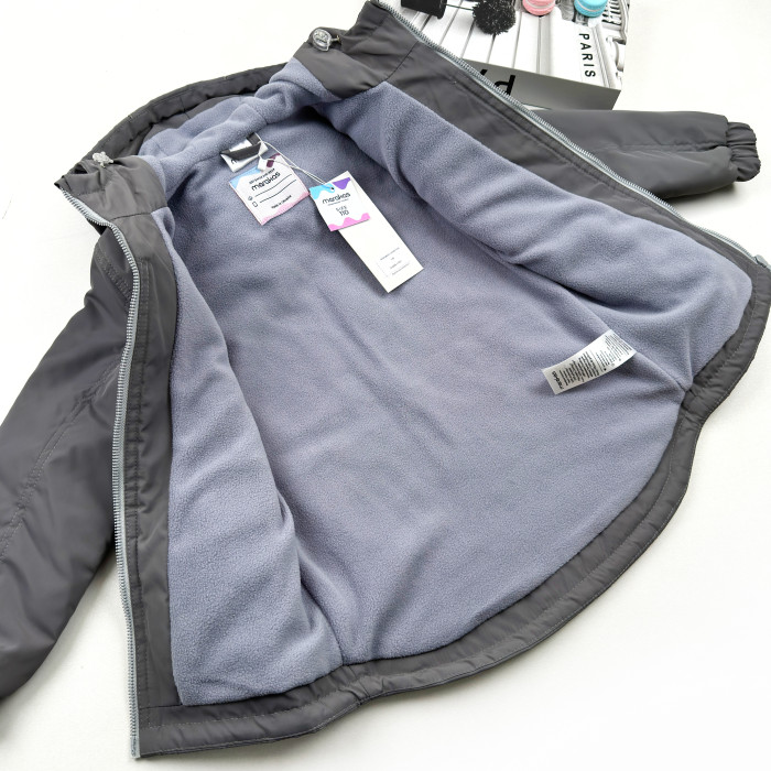 Marakas™ Куртка на слімтексі та мікрофлісі графітова