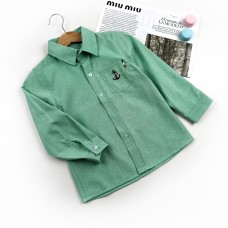 Рубашка Якорь бирюзовая