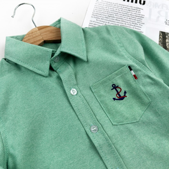 Сорочка Якір бірюзова