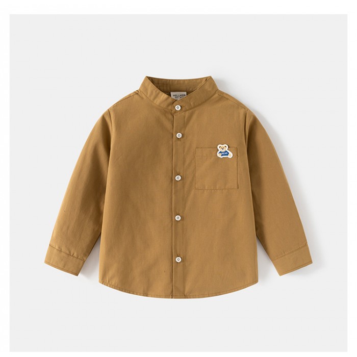 Сорочка Ведмедик гірчична