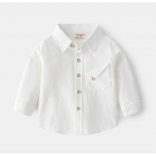 Сорочка з кишенею біла