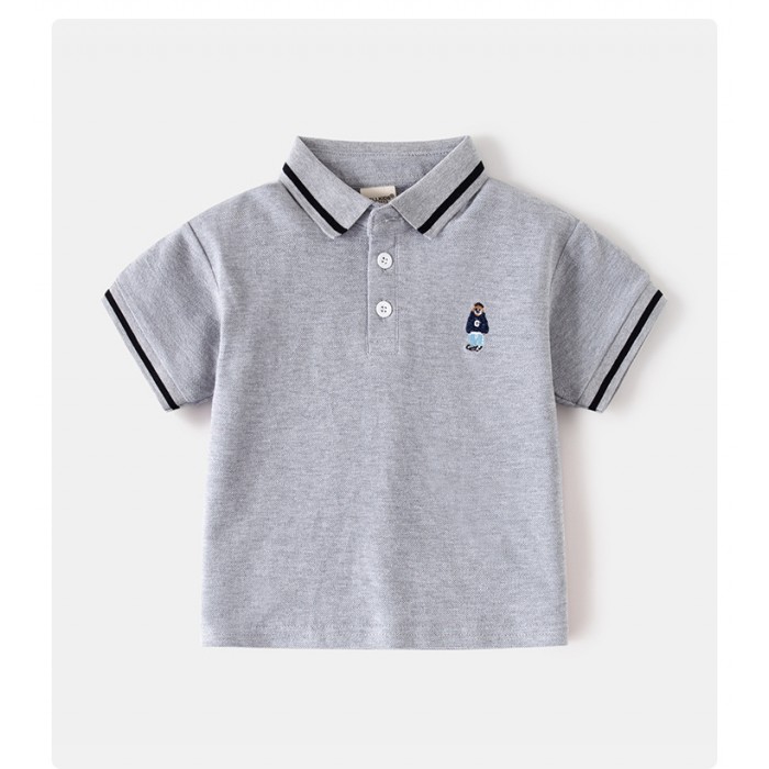Поло Ведмедик сірий