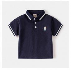 Поло Ведмедик темно синій