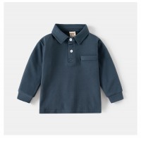 Поло темно синій д/р