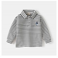 Поло Ведмедик чорно-білий