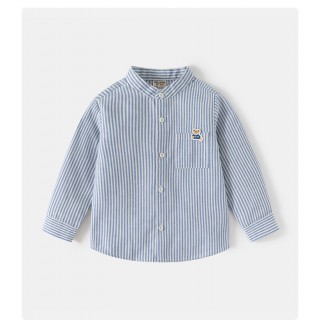 Сорочка Ведмедик біло-блакитна