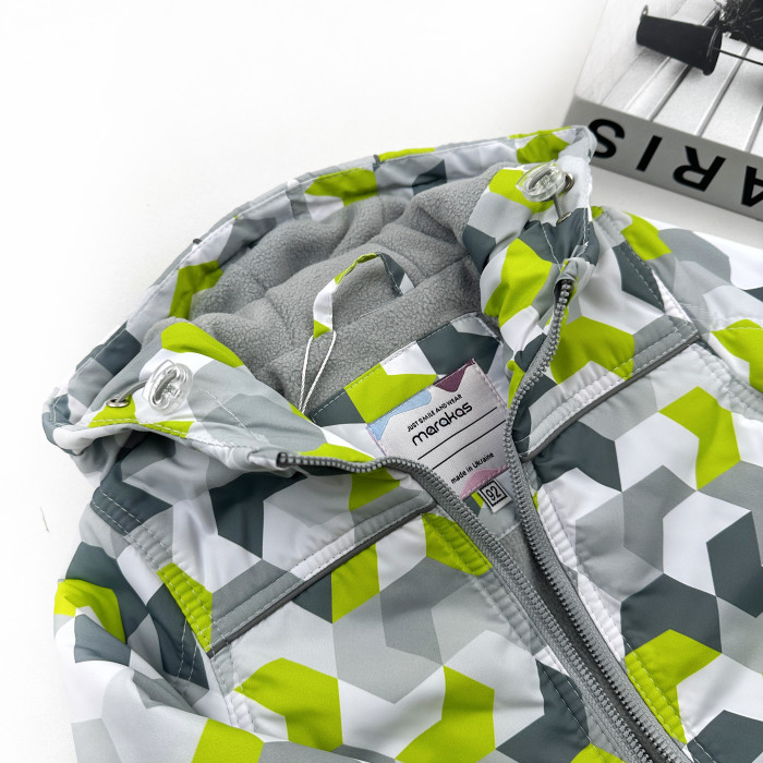 Marakas™ Куртка на слімтексі та мікрофлісі Мозаїка