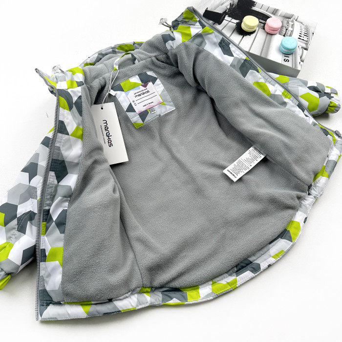 Marakas™ Куртка на слімтексі та мікрофлісі Мозаїка