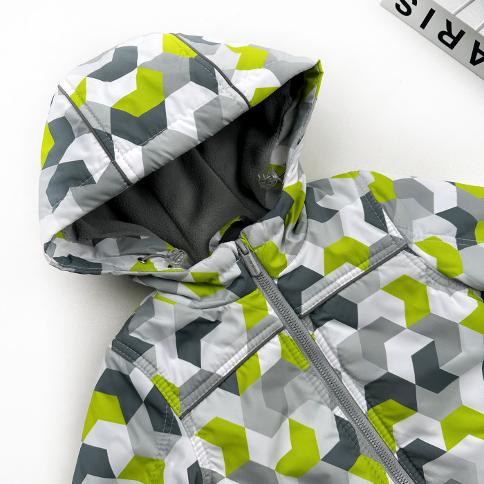 Marakas™ Куртка на слімтексі та мікрофлісі Мозаїка