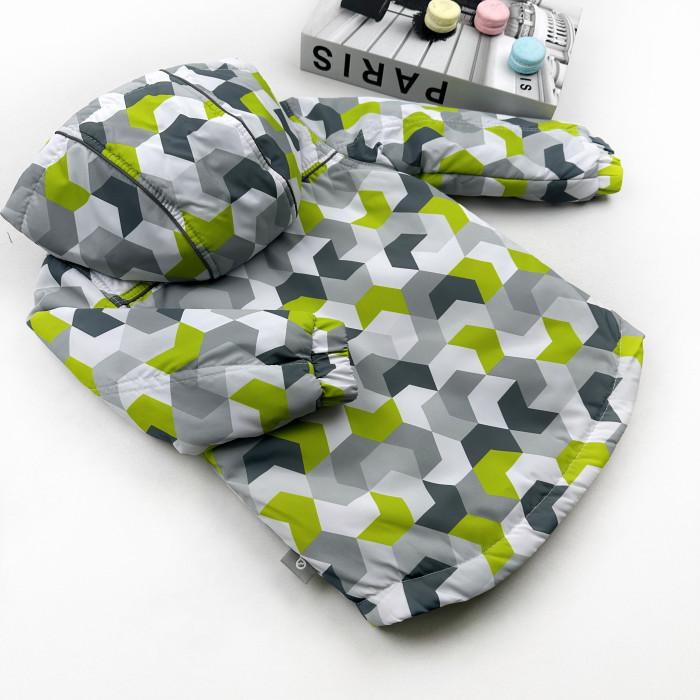 Marakas™ Куртка на слімтексі та мікрофлісі Мозаїка