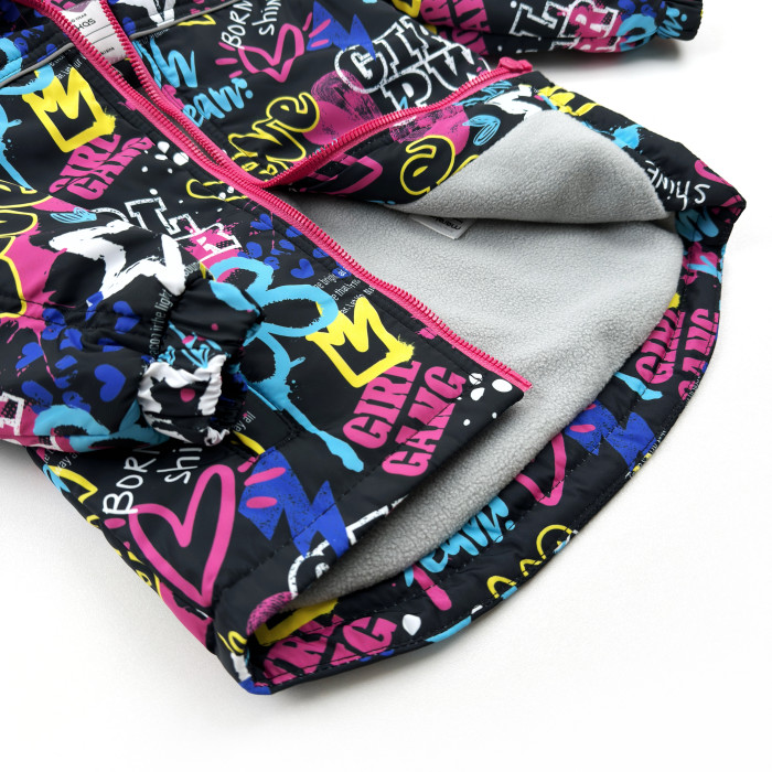 Куртка на слімтексі та мікрофлісі GIRL POWER