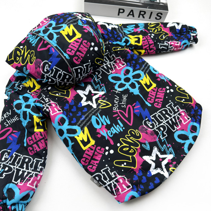 Куртка на слімтексі та мікрофлісі GIRL POWER