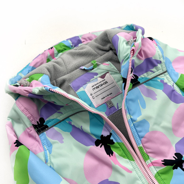 Marakas™ Куртка на слімтексі та мікрофлісі Акварель