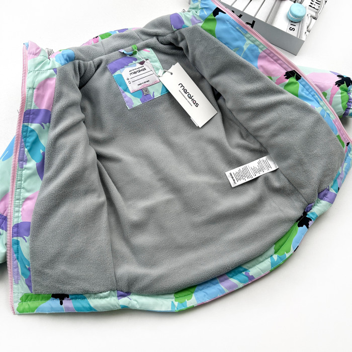 Marakas™ Куртка на слімтексі та мікрофлісі Акварель