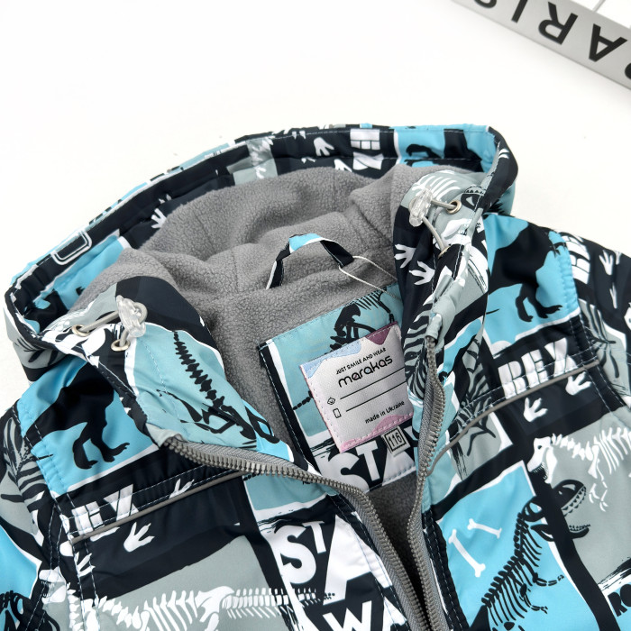 Marakas™ Комплект двійка на слімтексі та мікрофлісі Діно блакитний