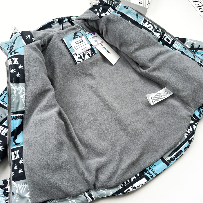 Marakas™ Комплект двійка на слімтексі та мікрофлісі Діно блакитний