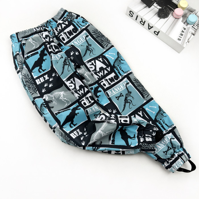 Marakas™ Комплект двійка на слімтексі та мікрофлісі Діно блакитний