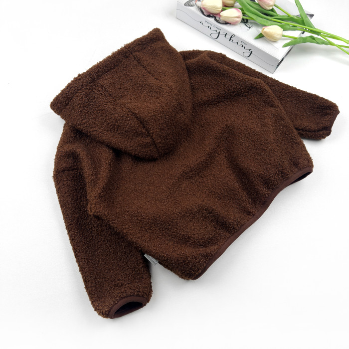 Кофта спортивная шерпа Marakas шоколад