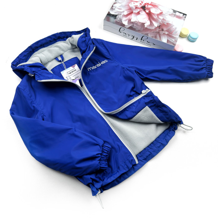 Marakas™ Вітрівка на мікрофлісі синя