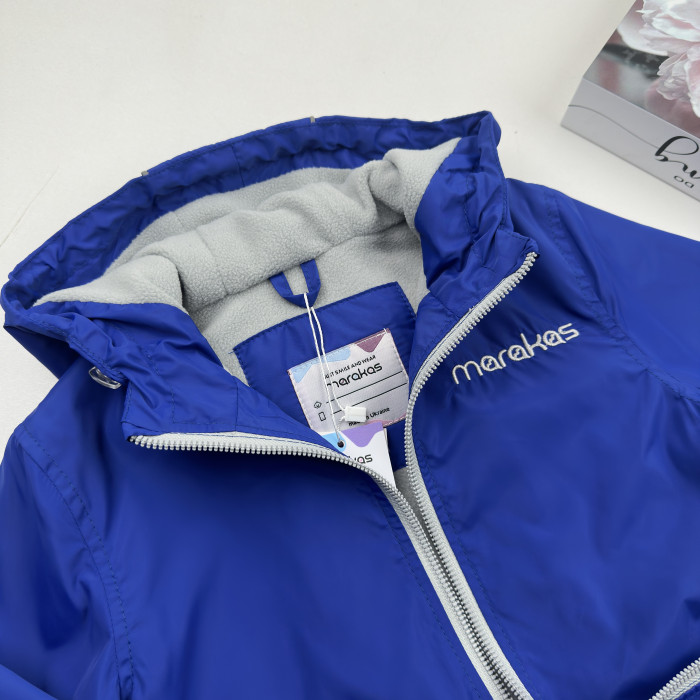 Marakas™ Вітрівка на мікрофлісі синя