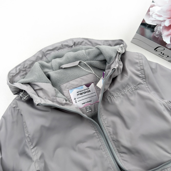 Marakas™ Вітрівка на мікрофлісі сіра